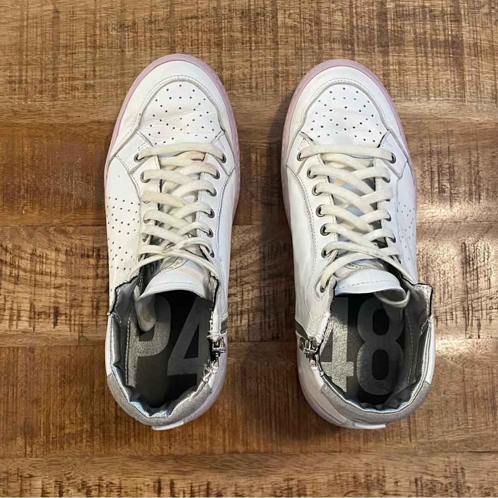 P448 Love Platform Mid Top Sneakers - Picture 6 of 10